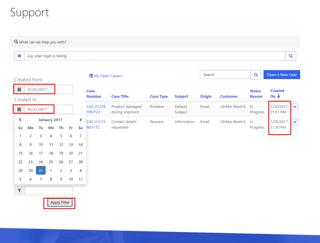 Date Range Filer For Lists On Power Apps Portals Ulrikke Akerbaek